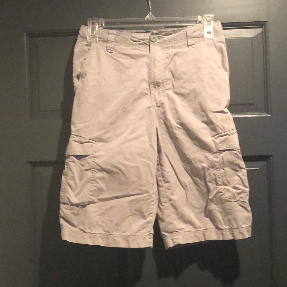 3/$10 Tony Hawk grey cargo shorts boys size 12